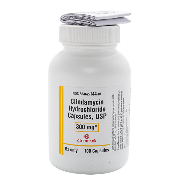 Clindamycin HCl 300 mg Capsules, 100 ct