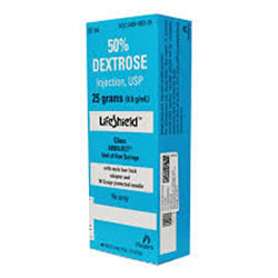 DEXTROSE 50% 25 GM PFS 50 ML, 10/box