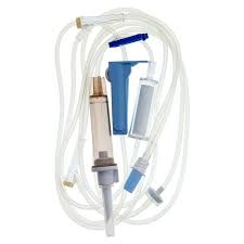 Continu-Flo IV Solution Set 10Drp 105 2 Intrlnk Inj Sites: 84", 6 M LL Adptr, 48/cs