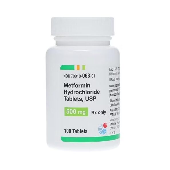 Metformin HCL 500 MG TAB 100