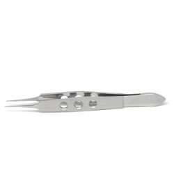 Castroviejo Suture Forceps 1x2 teeth w/tying platform