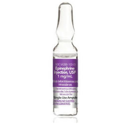 Epinephrine 1mg/ml (1:1000) Ampule 1ml, 10/box