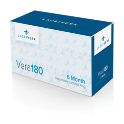 180 Day Absorbable Lacrimal Plug Vera 180 For Dry Eye Treatment 0.4mm (Box of 20 Plugs)